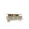 Manhattan Comfort Yonkers 62.99 TV Stand, Off White and Cinnamon 233BMC12 - alternate 8